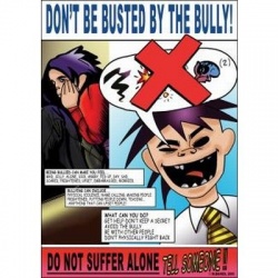 Don'T Be Busted By The Bully! Poster By Martin Baines